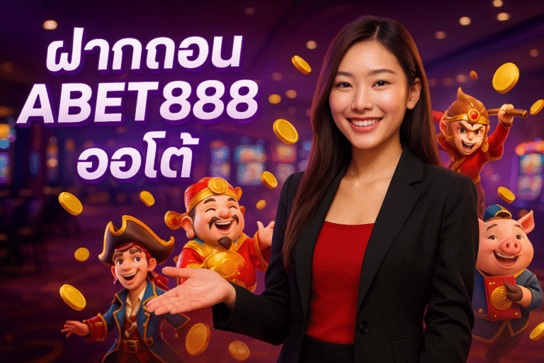 ฝากถอน ABET888 ออโต้