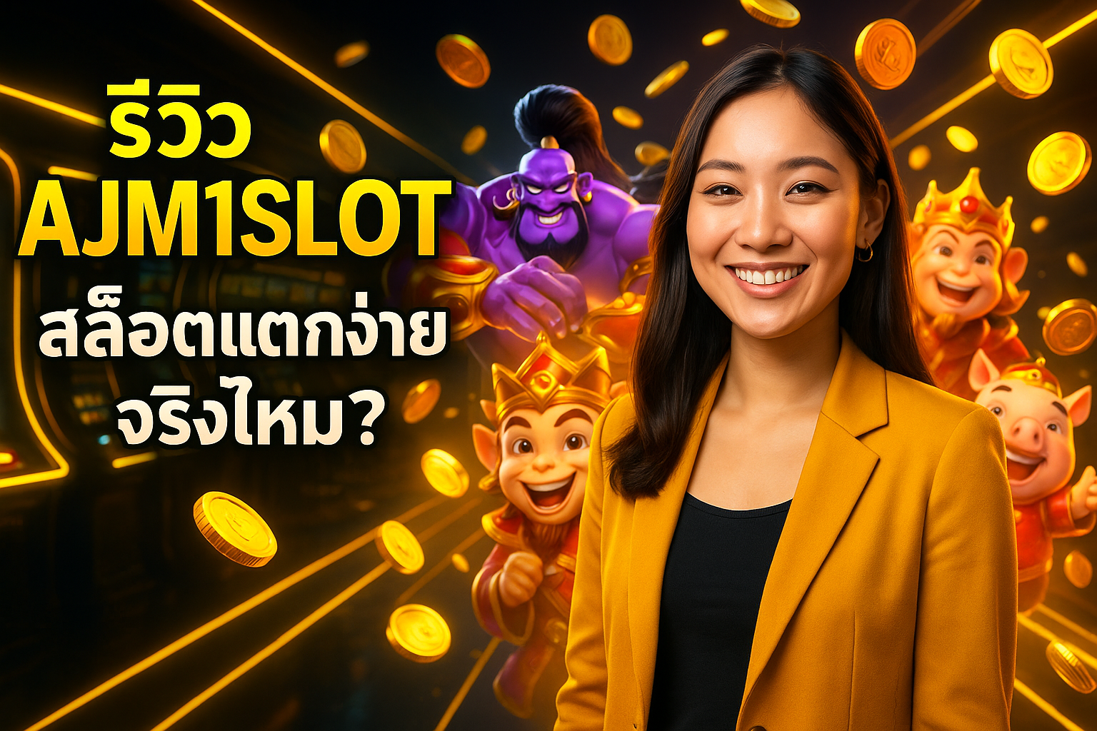 รีวิว AJM1SLOT สล็อตแตกง่ายจริงไหม?