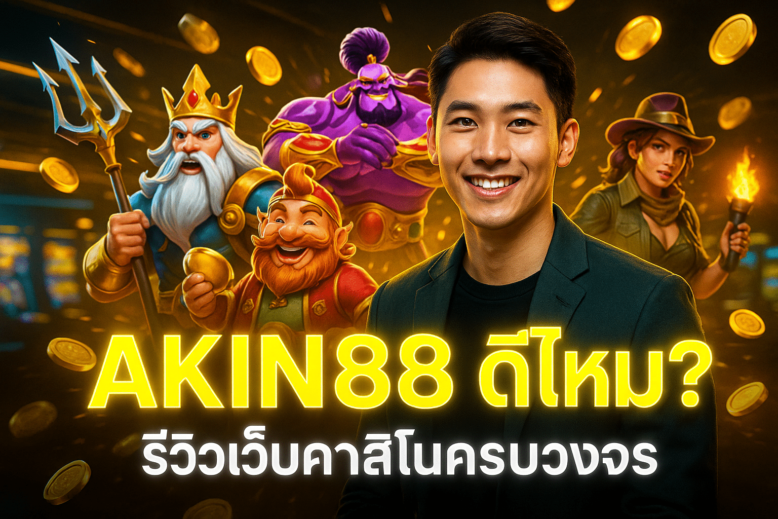 AKIN888 ดีไหม? รีวิวเว็บคาสิโนครบวงจร