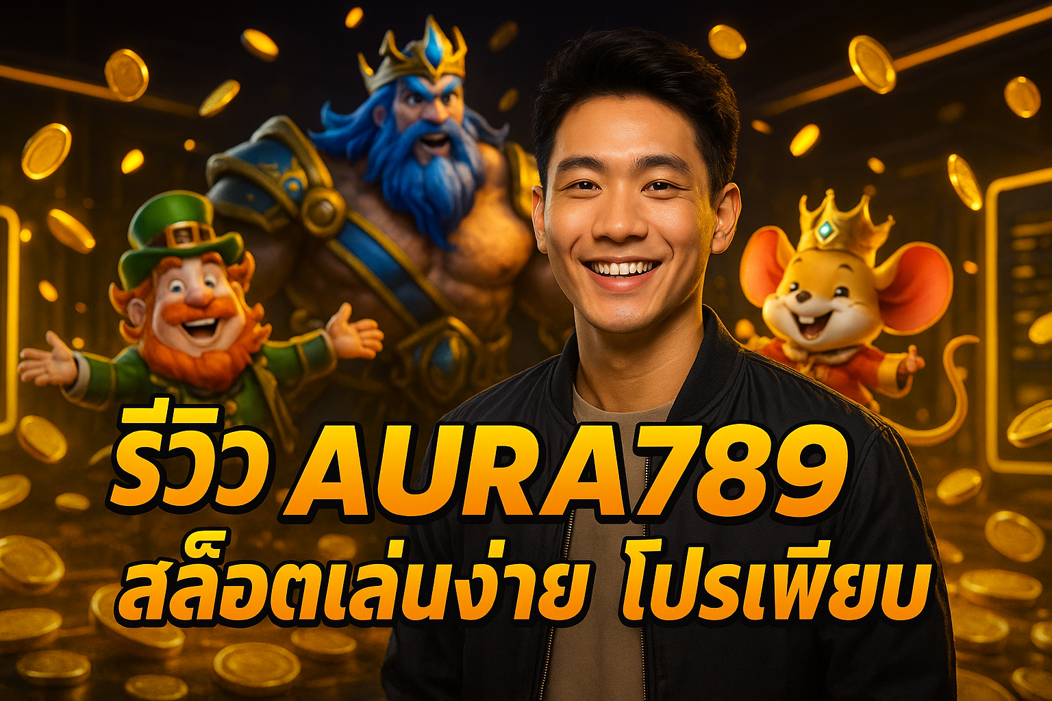 รีวิว AURA789 สล็อตเล่นง่าย โปรเพียบ